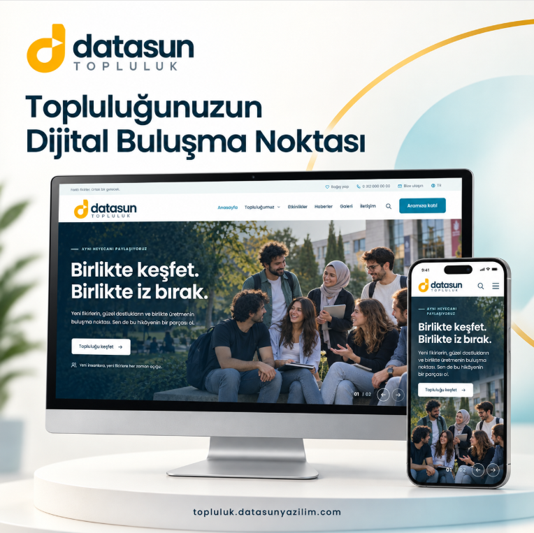 Kurumsal Topluluk İnternet Sitesi Yazılımı - Üniversite Topluluk Sitesi